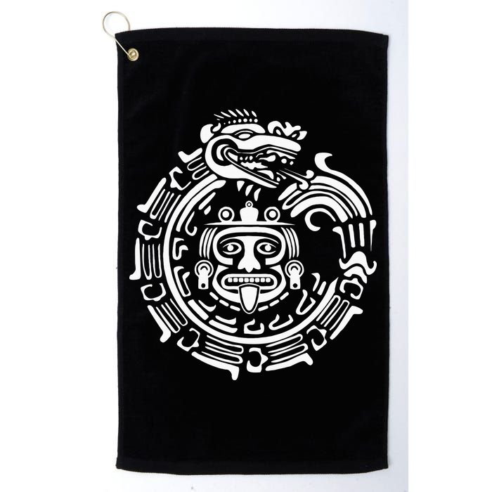 Quetzalcoatl Maya Aztec Ancient Symbol Golf Towel
