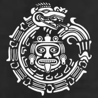 Quetzalcoatl Maya Aztec Ancient Symbol Golf Towel