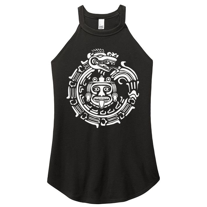 Quetzalcoatl Maya Aztec Ancient Symbol Women's Perfect Tri Rocker Tank