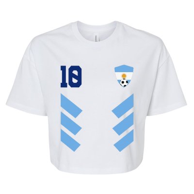 Que Mira´Bobo Argentina 10 Bella+Canvas Jersey Crop Tee