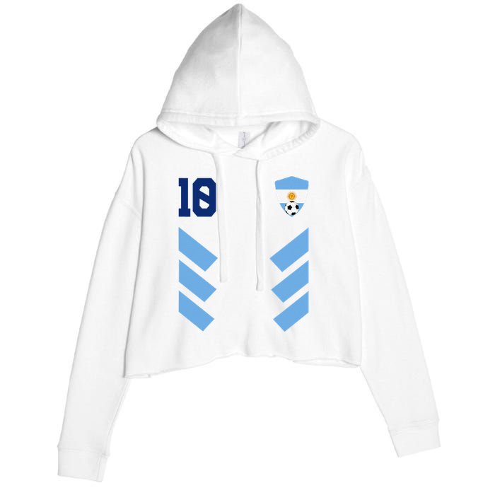 Que Mira´Bobo Argentina 10 Crop Fleece Hoodie