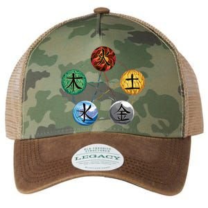 Qigong Martial Arts Elements Legacy Tie Dye Trucker Hat