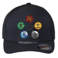 Qigong Martial Arts Elements Flexfit Unipanel Trucker Cap