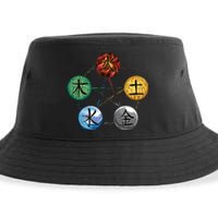 Qigong Martial Arts Elements Sustainable Bucket Hat