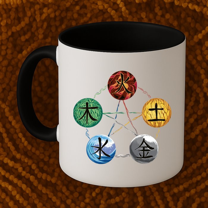 Qigong Martial Arts Elements Mug