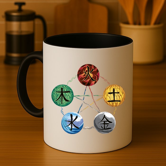 Qigong Martial Arts Elements Mug