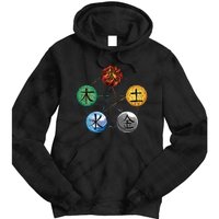 Qigong Martial Arts Elements Tie Dye Hoodie