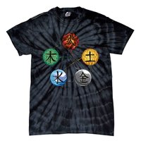 Qigong Martial Arts Elements Tie-Dye T-Shirt