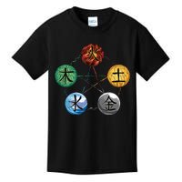 Qigong Martial Arts Elements Kids T-Shirt