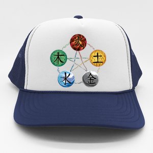 Qigong Martial Arts Elements Trucker Hat