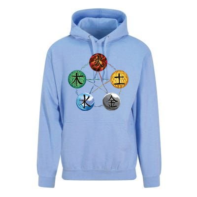 Qigong Martial Arts Elements Unisex Surf Hoodie