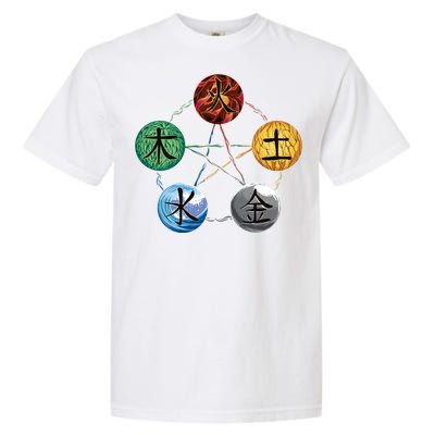 Qigong Martial Arts Elements Garment-Dyed Heavyweight T-Shirt