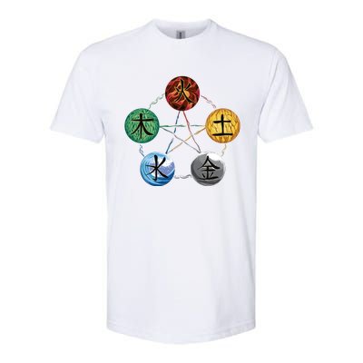 Qigong Martial Arts Elements Softstyle CVC T-Shirt