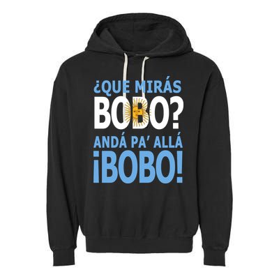 Que Mira´Bobo Argentina 10 Garment-Dyed Fleece Hoodie