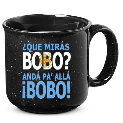 Que Mira´Bobo Argentina 10 15oz Campfire Ceramic Mug