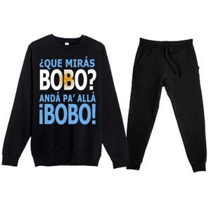 Que Mira´Bobo Argentina 10 Premium Crewneck Sweatsuit Set