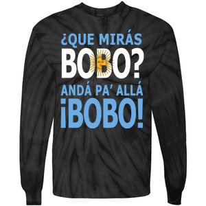 Que Mira´Bobo Argentina 10 Tie-Dye Long Sleeve Shirt