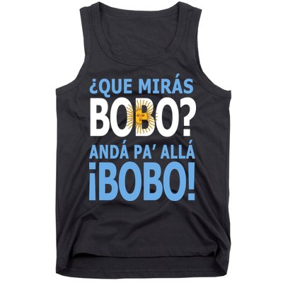 Que Mira´Bobo Argentina 10 Tank Top