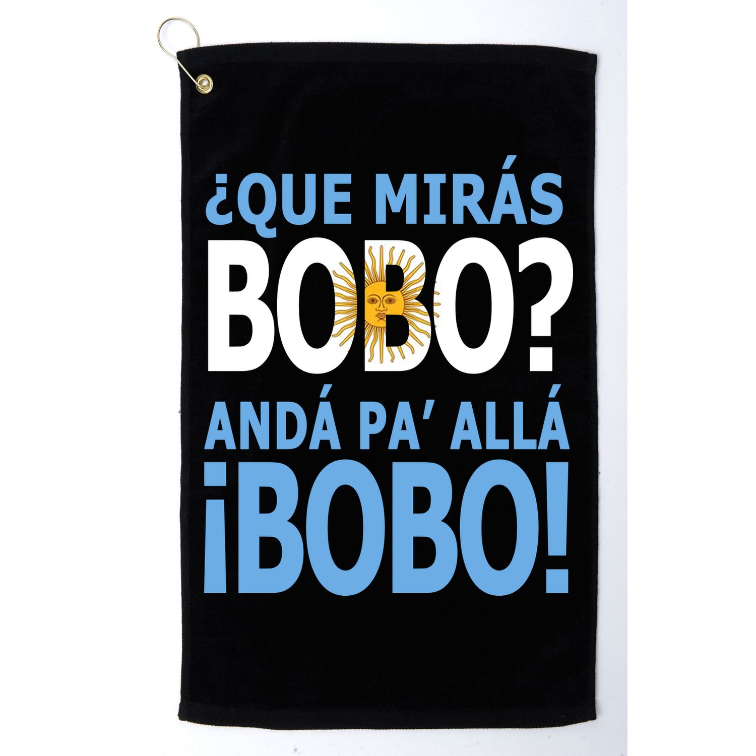 Que Mira´Bobo Argentina 10 Golf Towel