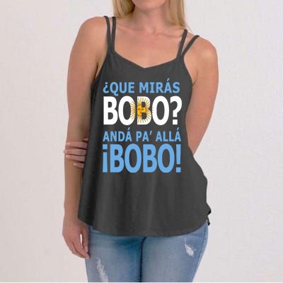 Que Mira´Bobo Argentina 10 Women's Strappy Tank