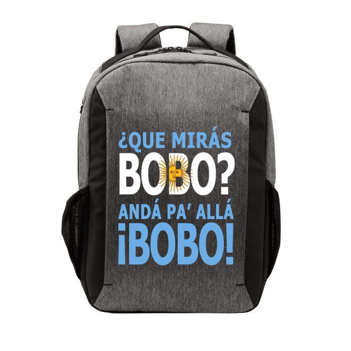 Que Mira´Bobo Argentina 10 Vector Backpack