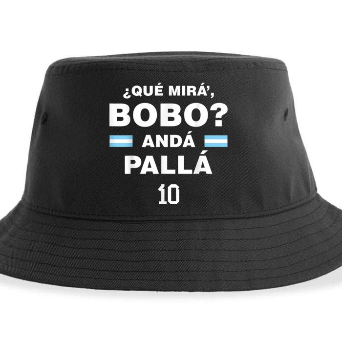 Que Mira´Bobo - Argentina 10 Sustainable Bucket Hat