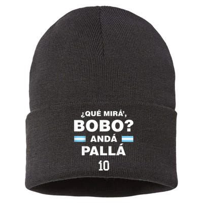 Que Mira´Bobo - Argentina 10 Sustainable Knit Beanie