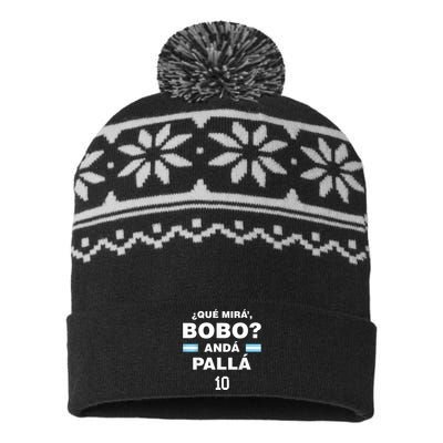 Que Mira´Bobo - Argentina 10 USA-Made Snowflake Beanie