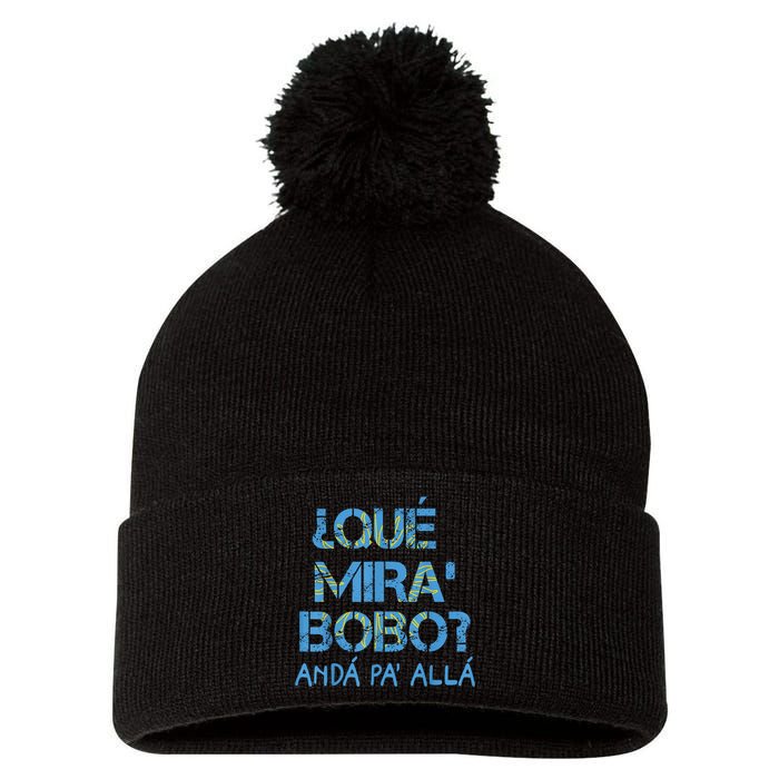 Qué Miras Bobo, Qué Mira Bobo Costume Pom Pom 12in Knit Beanie