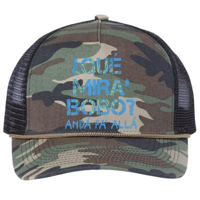 Qué Miras Bobo, Qué Mira Bobo Costume Retro Rope Trucker Hat Cap