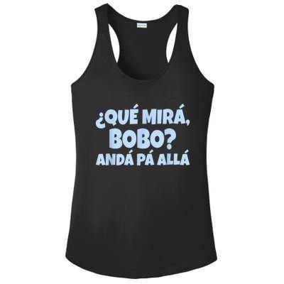 Qué Miras Bobo Qué Mira Bobo Ladies PosiCharge Competitor Racerback Tank