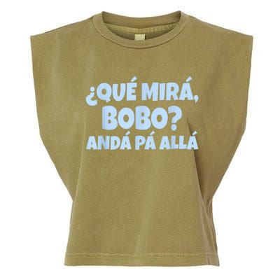 Qué Miras Bobo Qué Mira Bobo Garment-Dyed Women's Muscle Tee