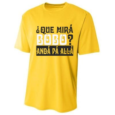 Qué Miras Bobo Qué Mira Bobo Performance Sprint T-Shirt