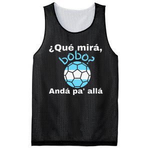 Qué Mira Bobo andá pa' allá funny speech Mesh Reversible Basketball Jersey Tank