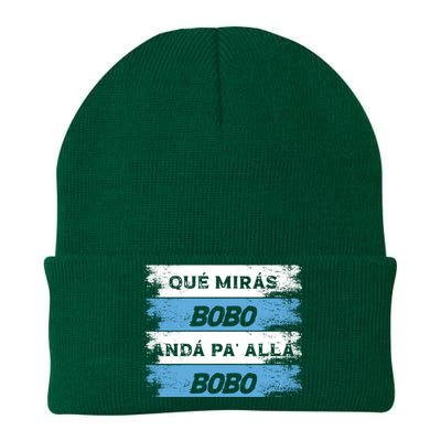 Qué Miras Bobo Qué Mira Bobo Trending Design Knit Cap Winter Beanie