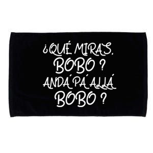 Qué Miras Bobo Qué Mira Bobo Viral Meme Microfiber Hand Towel