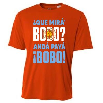 Qué Mirás Bobo, Andá Pa' Allá Funny Speech Cooling Performance Crew T-Shirt