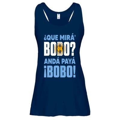 Qué Mirás Bobo, Andá Pa' Allá Funny Speech Ladies Essential Flowy Tank