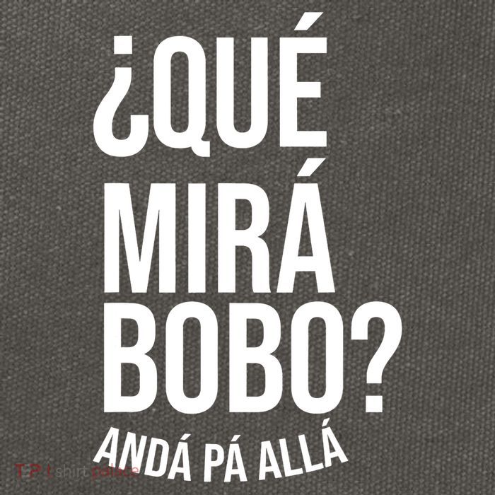 Qué Miras Bobo Qué Mira Bobo Gift Design Cotton Canvas Backpack