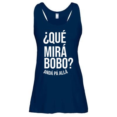 Qué Miras Bobo Qué Mira Bobo Gift Design Ladies Essential Flowy Tank