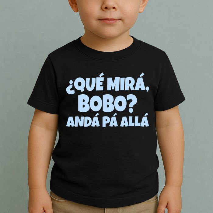 Qué Miras Bobo Qué Mira Bobo Funny Meme Toddler T-Shirt
