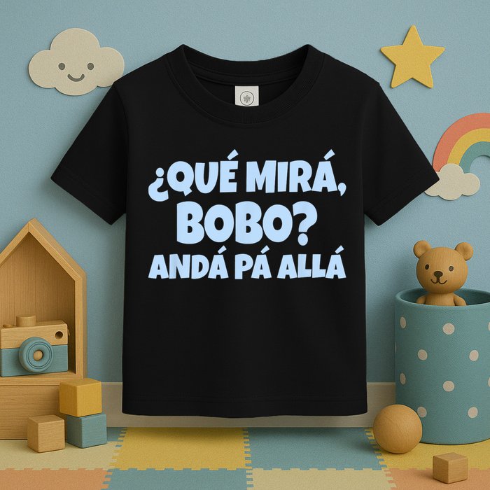 Qué Miras Bobo Qué Mira Bobo Funny Meme Toddler T-Shirt