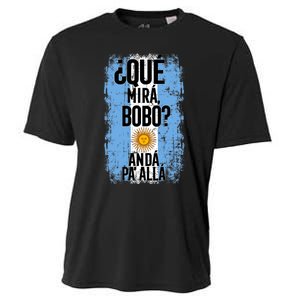 ¿Qué Mirá Bobo Andá Pa’ Allá Flag Argentina Mirabobo Ar Cooling Performance Crew T-Shirt