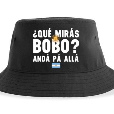 Qué Mira Bobo Sarcastic Saying Viral Meme From Argentina Design Sustainable Bucket Hat