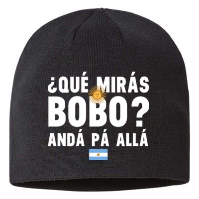 Qué Mira Bobo Sarcastic Saying Viral Meme From Argentina Design Sustainable Beanie