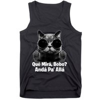 Qué Mirás Bobo, Andá Pa' Allá Funny Speech Argentina Flag Vintage Tank Top