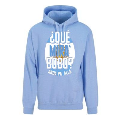 Qué Miras Bobo Qué Mirás Bobo, Andá Pa' Allá Funny Gift Unisex Surf Hoodie