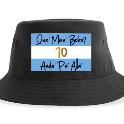 Que Mira Bobo Viral Argentina Funny Sustainable Bucket Hat