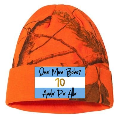 Que Mira Bobo Viral Argentina Funny Kati Licensed 12" Camo Beanie