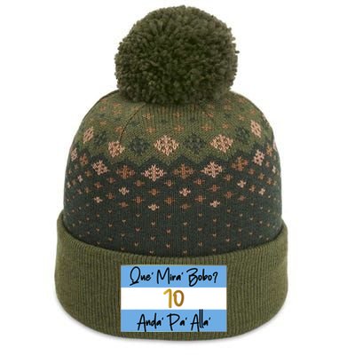 Que Mira Bobo Viral Argentina Funny The Baniff Cuffed Pom Beanie